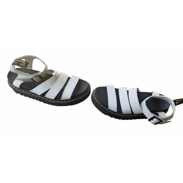 Dr. Martens Blaire Platform Womens White Leather Comfort Sandals EU 38 Chunky - Image 7