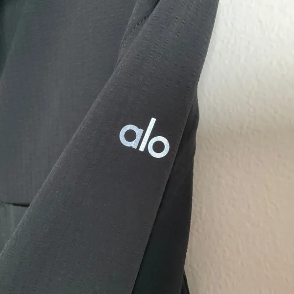 Alo Yoga Dreamscape Button Down Long Sleeve Black XS - Image 4