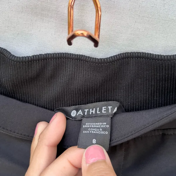 Athleta | Brooklyn Jersey Lined Stretch Mid Rise Pant Jogger Size 8 - Image 9