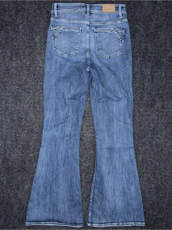 Buckle Black Fit No 75 Flare Leg Stretch Jeans Sz 27x32 BBW1556R Boho Western - Image 2