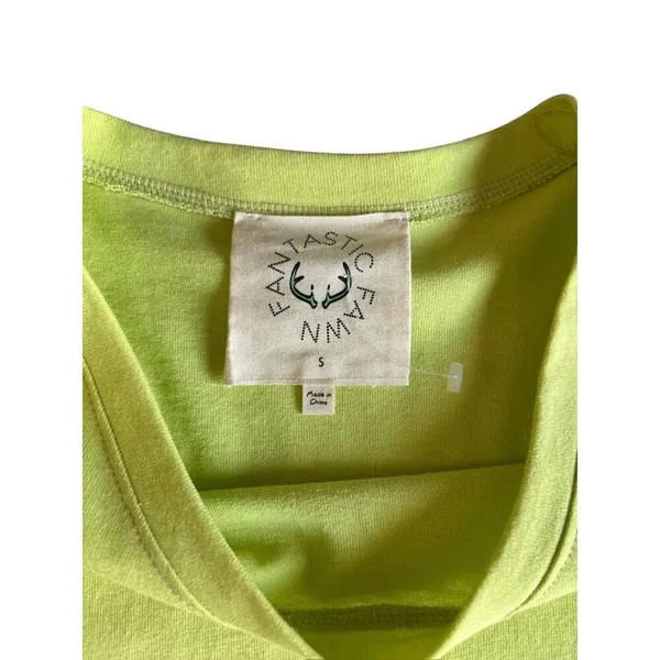 Fantastic Fawn Women's Lime Green & Colorful Sleeves - Image 4