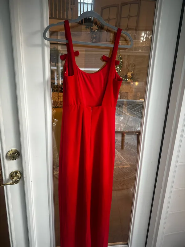 Red Lulus Maxi Dress - Image 2