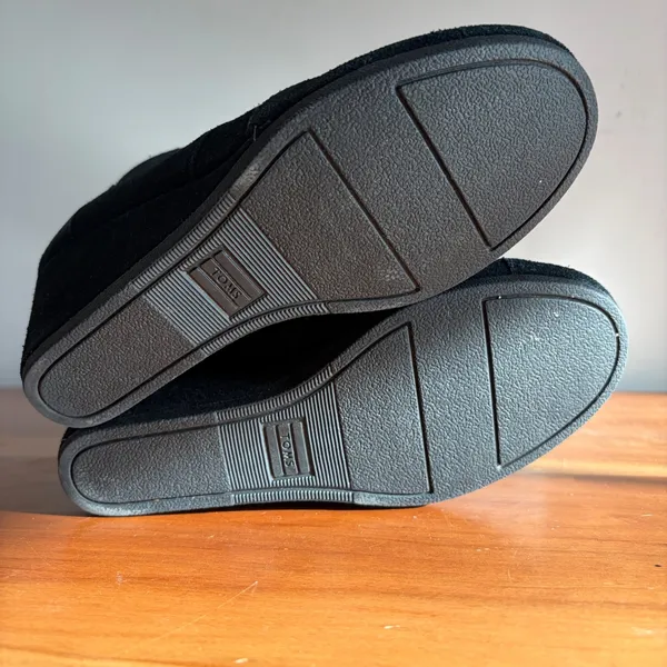 TOMS‎ Desert Wedge Black Suede Lace Up Ankle Booties Womens 7 Round Toe Chukka - Image 6