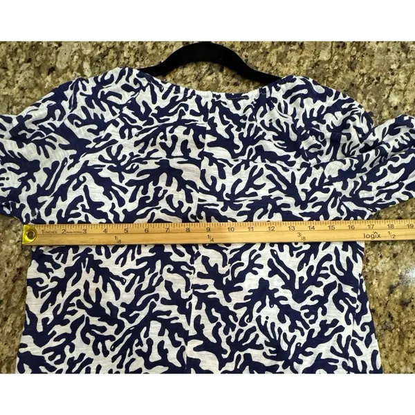 LILLY PULITZER Popover Tropical Floral Tunic Fringe Cover Up Size XS Dress‎ - Image 8