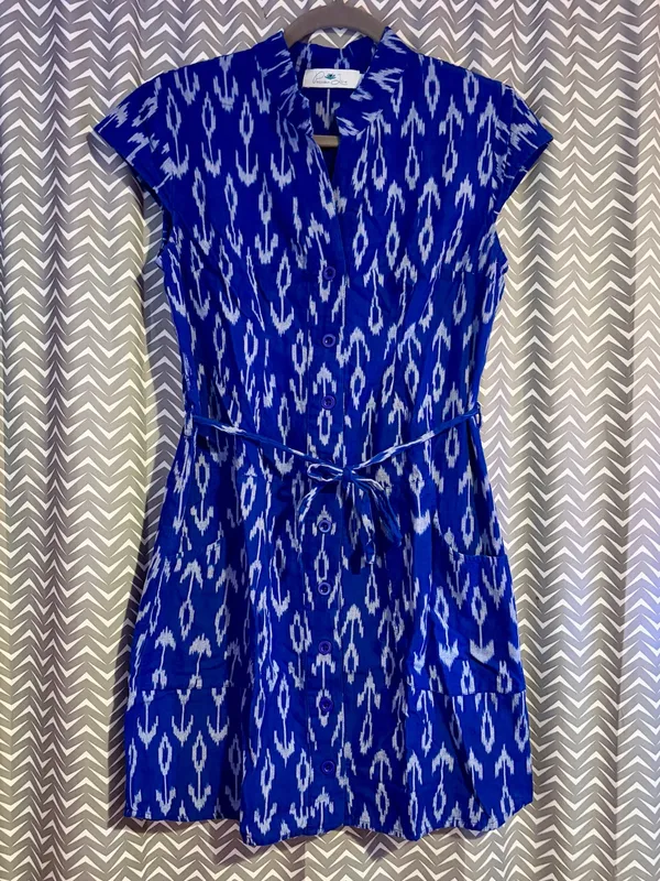 Passion Lilie | MAJESTIC ORGANIC COTTON BUTTON DRESS, Small - Image 3