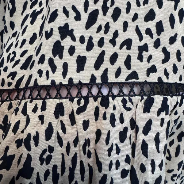 Avenue Leopard Stance High Low Tunic Blouse Plus Size 30/32 - Image 5