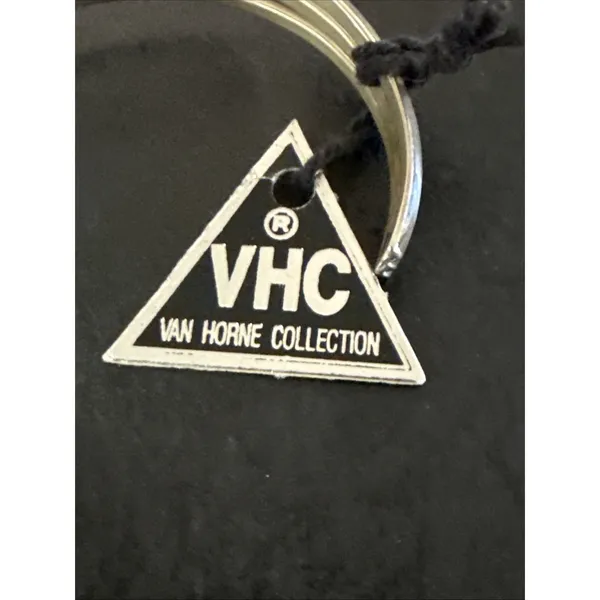 Vtg VHC Sterling Silver Van Horne Collection Cuff Bracelet Earring‎ Set Lot - Image 6
