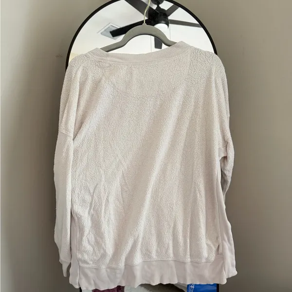 Aerie White Textured Sweater - Image 6