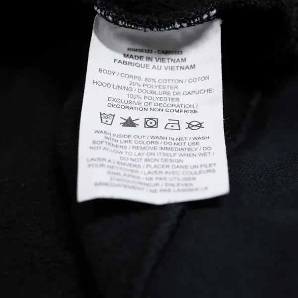 Jordan Brooklyn Fleece Hoodie‎ Women M Black Satin Lined FB5110-010 Oversized - Image 9