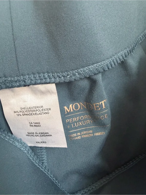 Mondetta Relaxed Straight Pants in Teal - Image 6
