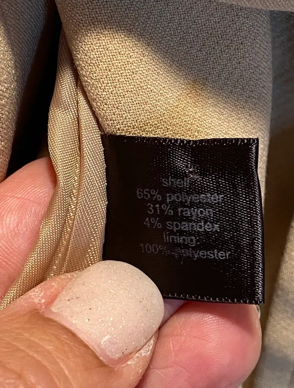 The Limited Tan Trench Coat with Buckle belt Size XS - Image 13