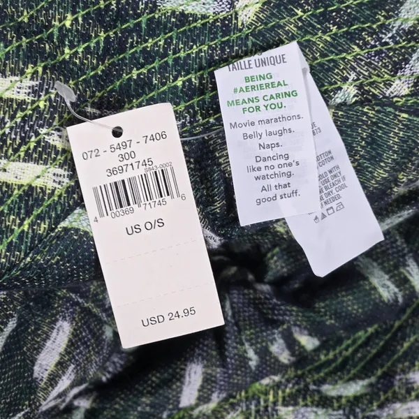 Aerie Bucket Hat Green‎ Yellow Plaid Pattern One Size - Image 4