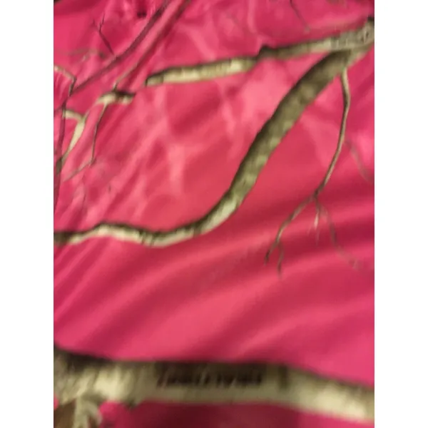 Realtree Women's Juniors Camo Pink Short Sleeve Shirt ActiveT-Shirt Size Large - Image 6