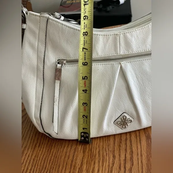 Simply Vera Wang Vintage Hobo Bag Color White Classic Y2K 90s - Image 6