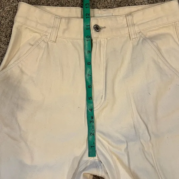 H&M Women Beige Utility Cargo Pants Size US 6 - Image 7