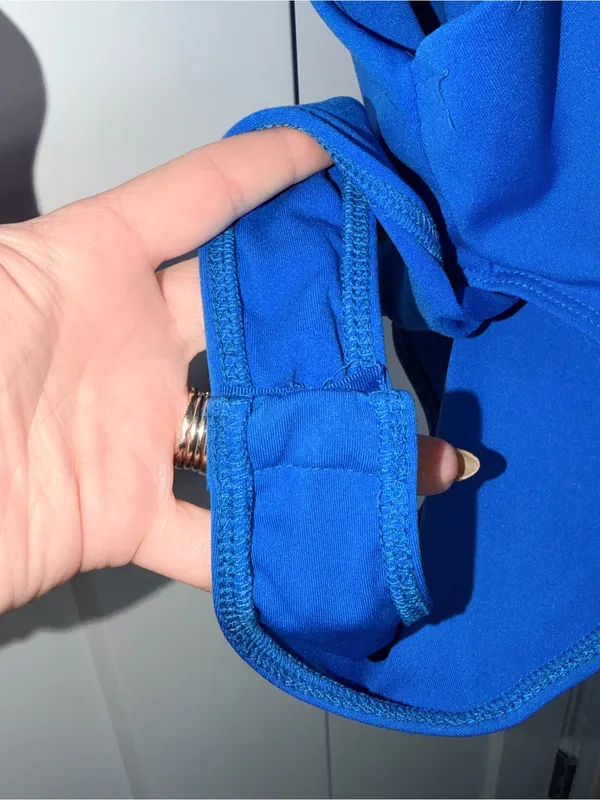Zara Bright Blue Cut Out Bodysuit - Image 5