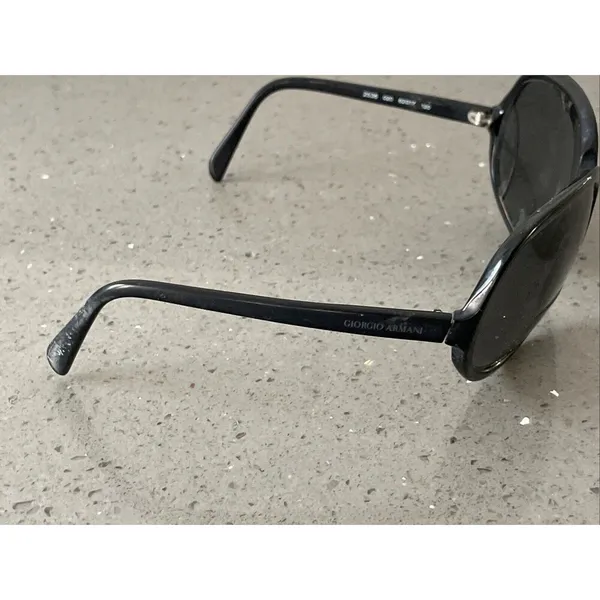 GIORGIO ARMANI SUNGLASSES EYEGLASSES FRAMES ONLY oval black 2536 020 62-17-120 - Image 9
