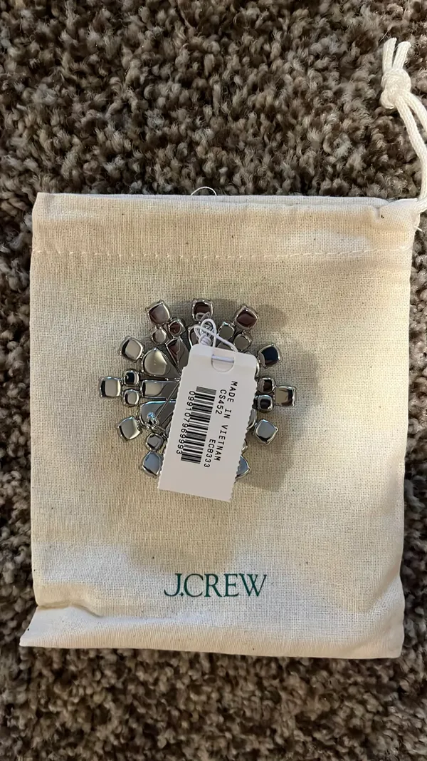 J.Crew Multitone Brooch - Image 3