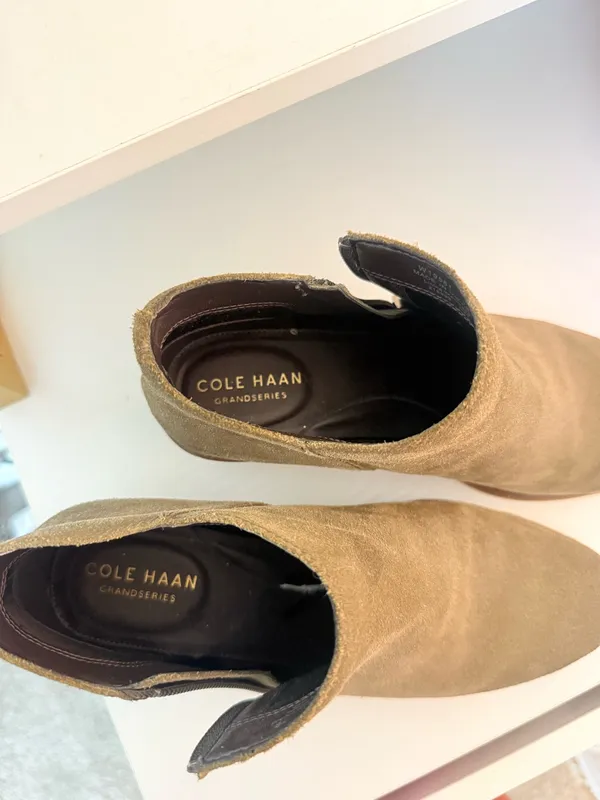 Cole Haan Olive green booties - Image 3