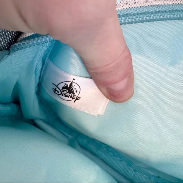 Disney Parks Iridescent Light Blue and White Cinderella Castle Crossbody Bag - Image 11