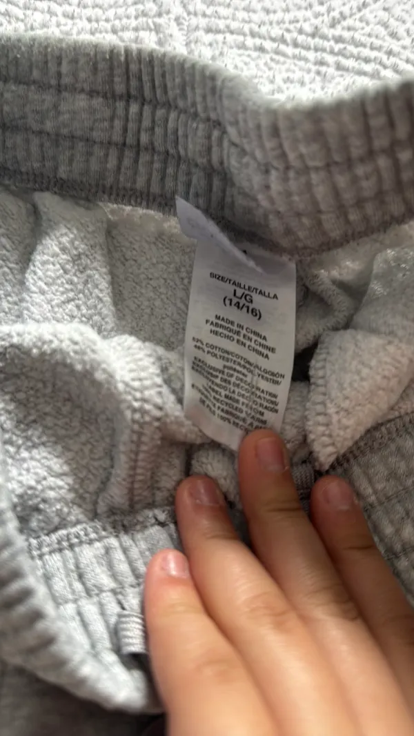Light gray, and black Adidas sweatpants - Image 3