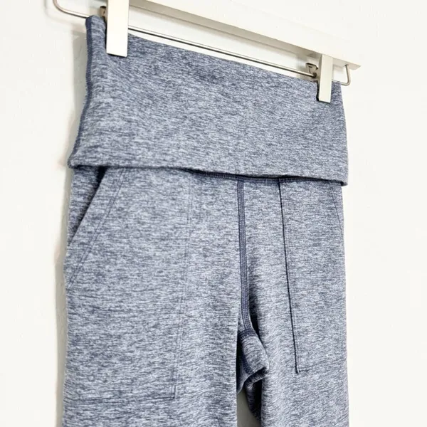 Aerie Offline Hugger Pants Size XS Foldover High Waist Flare Leg Yoga Loungewear - Image 3