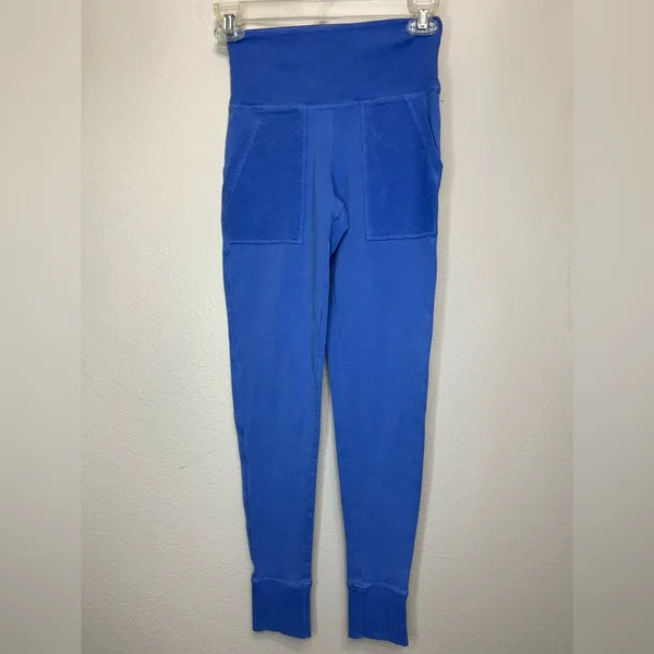 Aerie Blue Ribbed Pocket Legging XS - Image 3