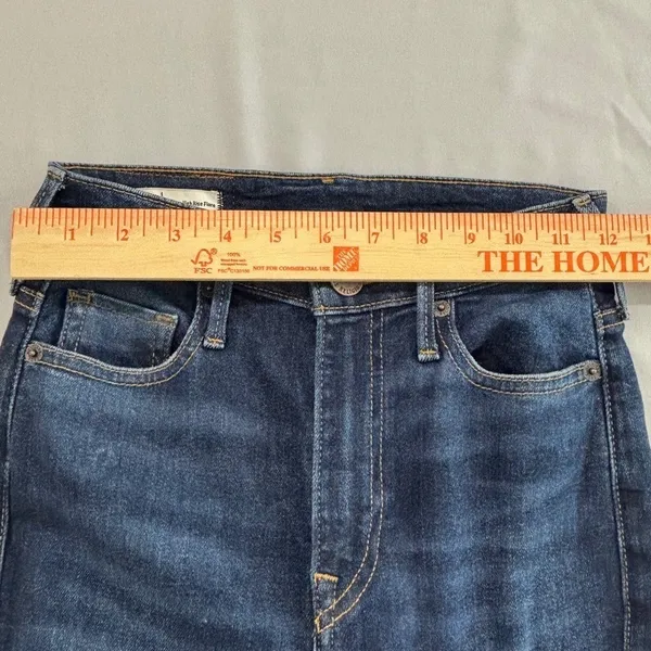 True Religion Caia Flare Ultra High Rise‎ Jeans Dark Wash Denim Size 26 Womens - Image 7