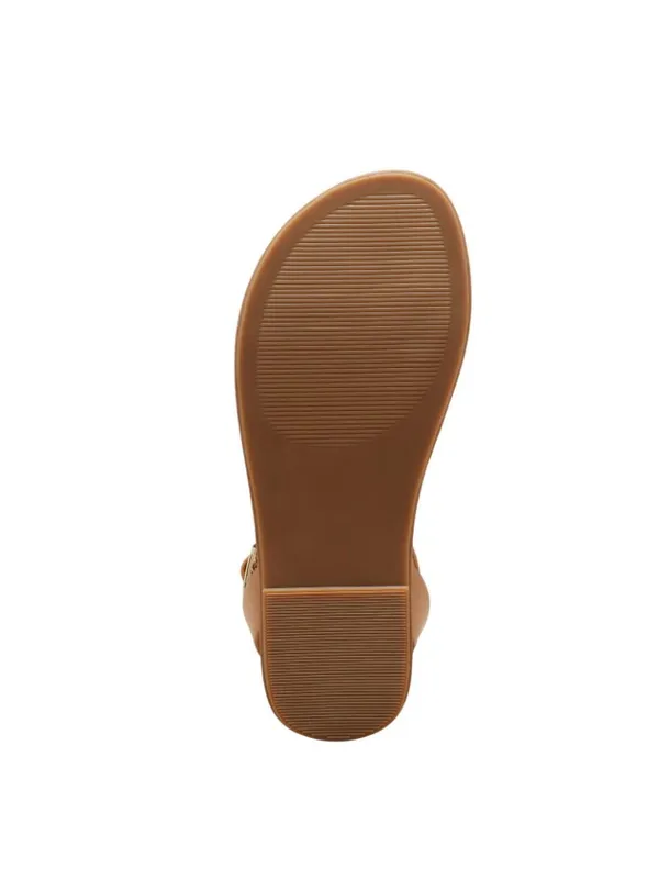 Universal Thread Womens Sol Toe Loop Ankle Strap Sandals 92609426 Tan Brown 6M - Image 12
