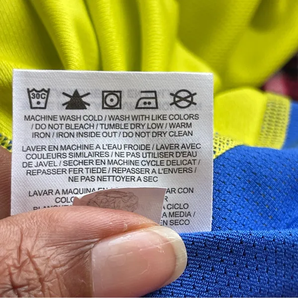 NIKE | Lime Green Long Sleeve Performance Top Sz M - Image 8