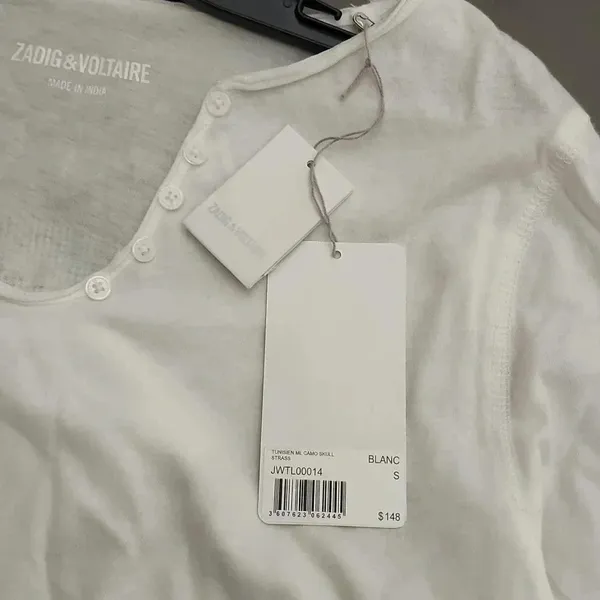 ZADIG & VOLTAIRE LONG SLEEVE TOP - Image 4
