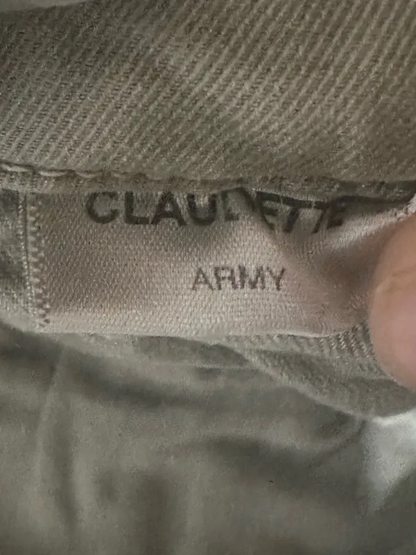 AMO Claudette Wide Leg Army Size 30 - Image 7
