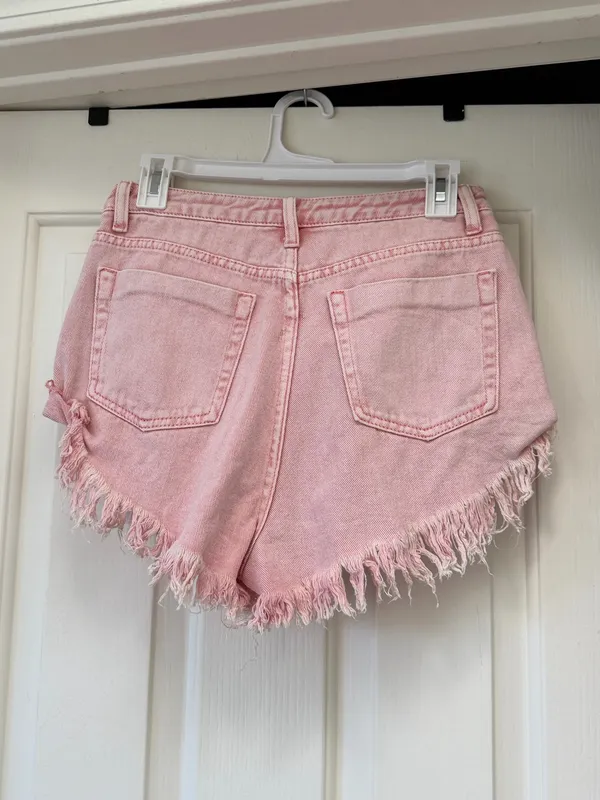 Jean shorts Pink Size M - Image 2