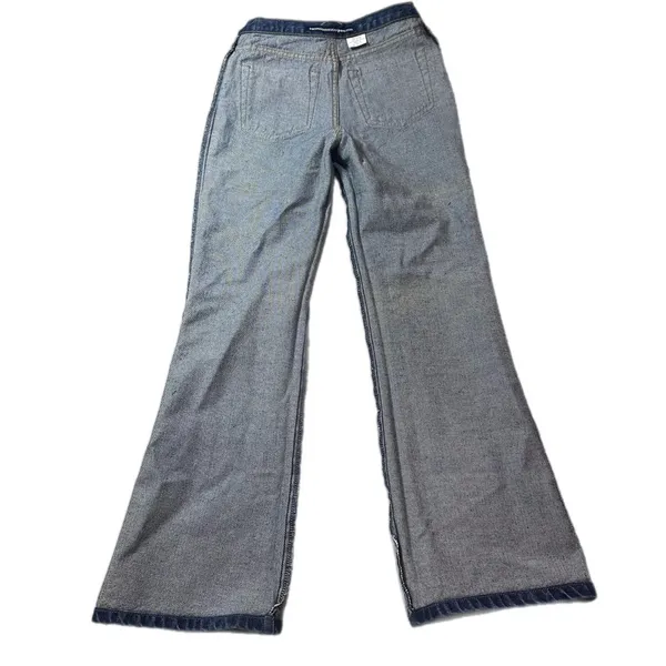Second Generation Hand Painted American Flag Flare Jeans Size 16 - Image 4