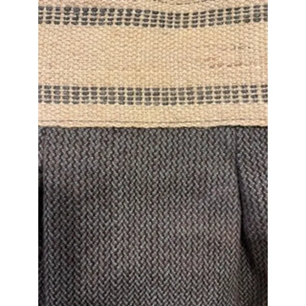 Handmade Autumn Burlap Flannel Crow liner Tote Bag - Image 4