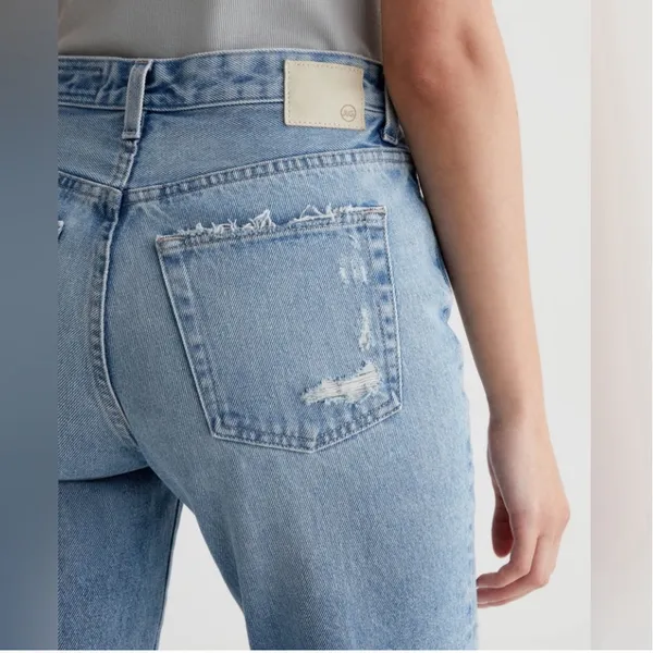 AG Adriano Goldschmied NWT Kinsley Up Idyllic Destructed Jeans Sz 28‎ $225 - Image 4