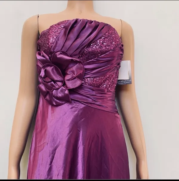 Jessica McClintock strapless evening dress - Image 6