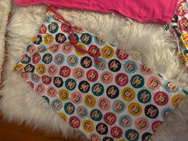 Paul Frank for Target VINTAGE Julius Pajama Set Pink Ribbed Tank & Pants S Cotton - Image 3