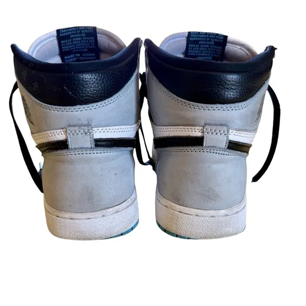 Nike Air Jordan 1 Retro High OG University Blue Sneakers Tennis Shoes - Image 6