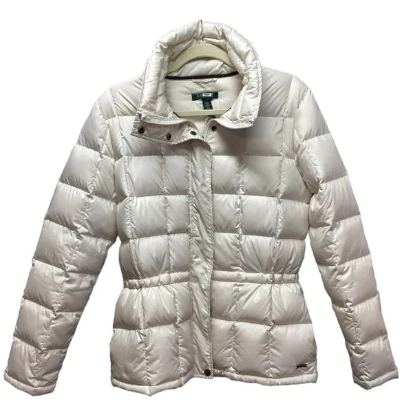 Lauren Ralph Lauren down puffer jacket Off white. Size Large - Image 3