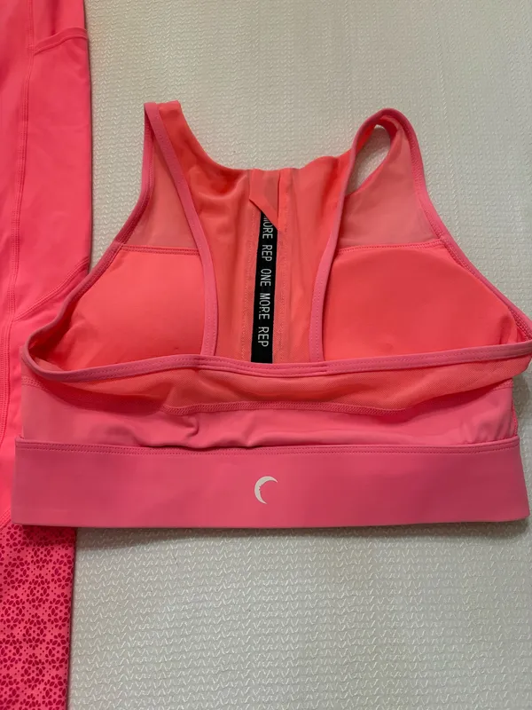 Zyia Active Coral Flower Power Neon Luxe High-Rise 7/8 Leggings - Image 3