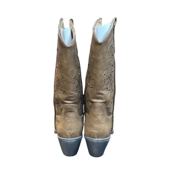 Roper‎ Western Boots Womens Alisa Glitter Brown Size 9 New - Image 4