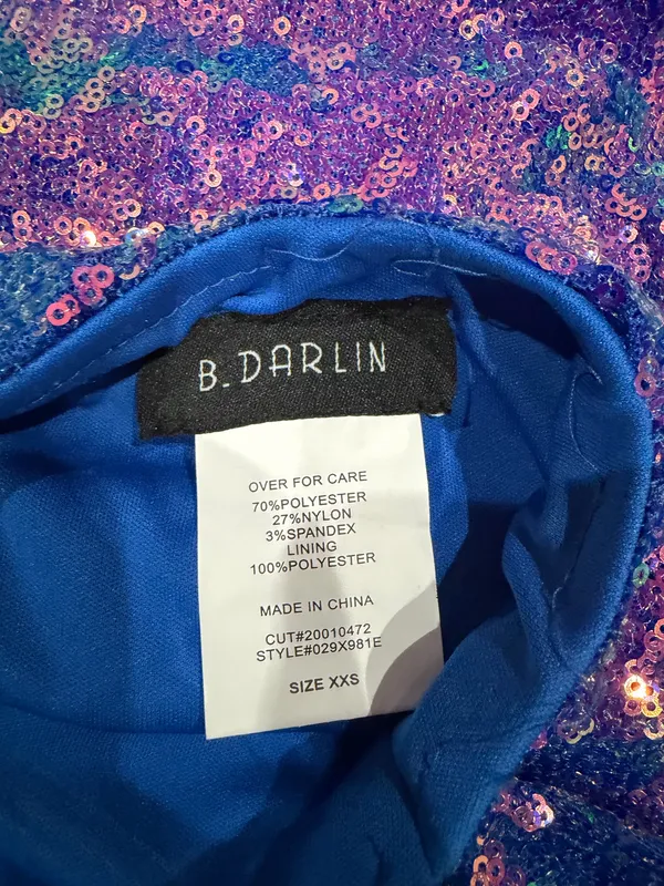 B. Darlin sequin backless dress - Image 7