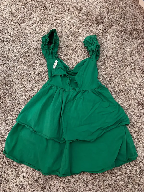 Green mini dress - Image 3