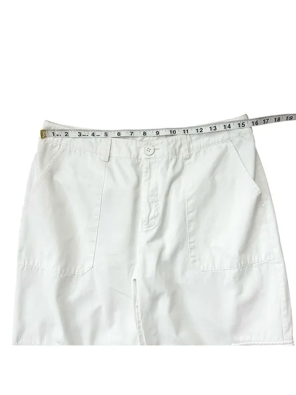 Princess Polly Fallout Wide Leg High Rise Cargo Ankle Crop Cotton Pants Size 8 - Image 6