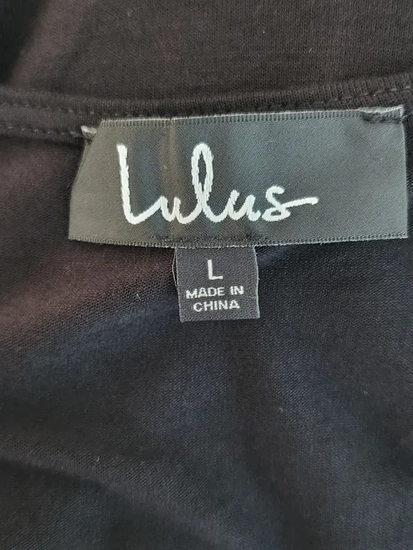 Lulus Black Surplice Jumpsuit Size Large NWT - Image 11