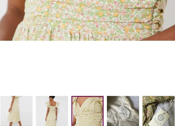 Tuckernuck Floral Hyacinth House Dress - Image 3