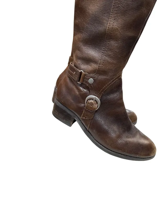 Audrey Brooke wms brown leather below knee equestrian riding boots 6M SKU 10-770 - Image 10