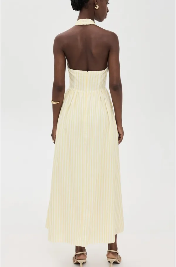Calianna Midi Dress White - Image 2