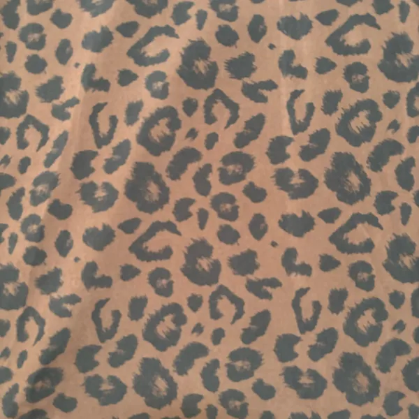 SHEIN Brown Leopard Print Midi Skirt with Side Slit - Image 3
